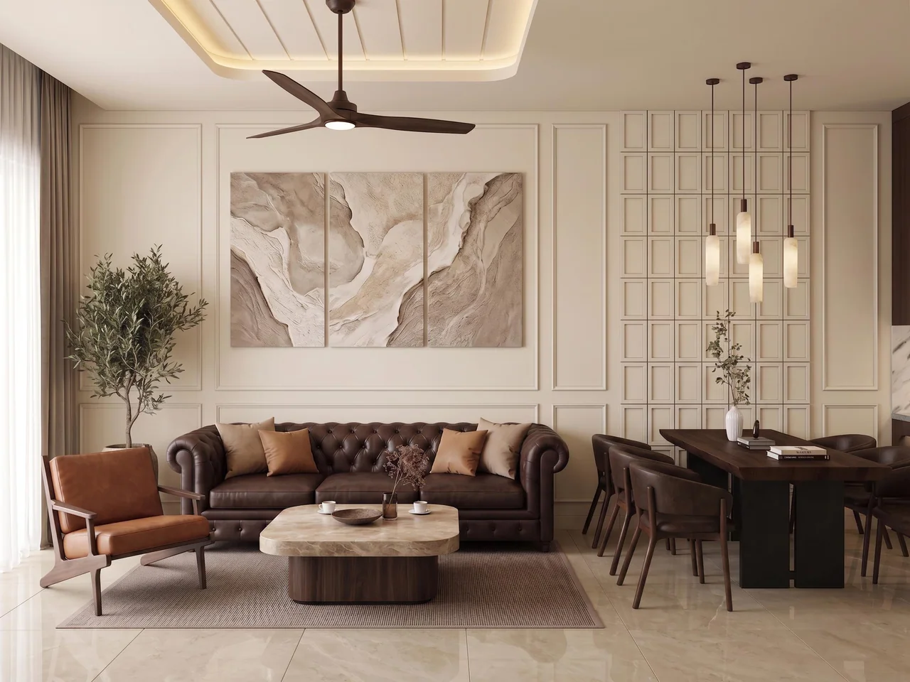 Thiết kế: phòng khách — Nhà phố kết hợp showroom và không gian ở