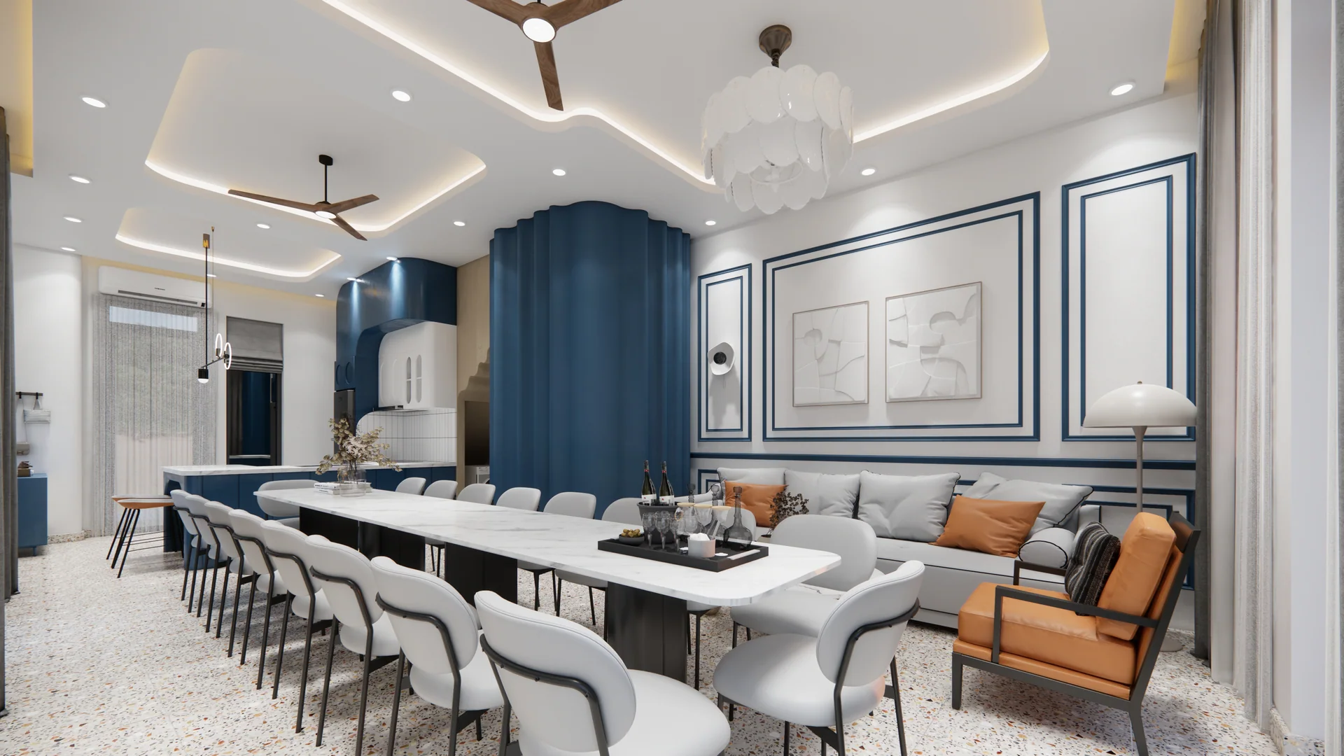 Thiết kế · Nhịp xanh trong không gian mở