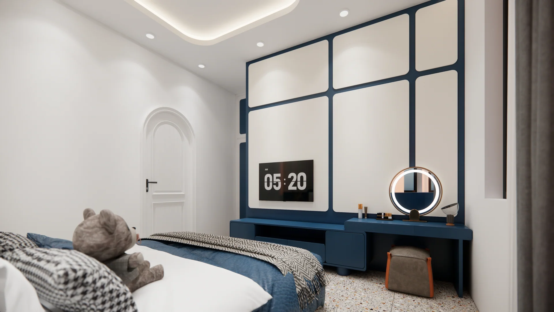 Phối cảnh thiết kế: phòng ngủ 3 — Nhịp xanh trong không gian mở, Wonderland, NovaWorld Hồ Tràm