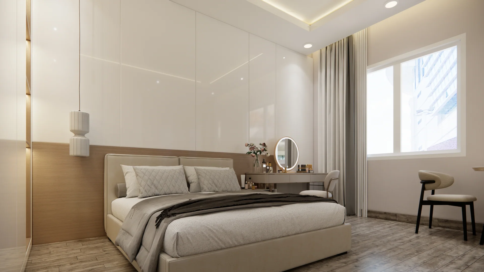 Phối cảnh thiết kế: phòng ngủ 2 — Một căn bếp, nhiều cách mở