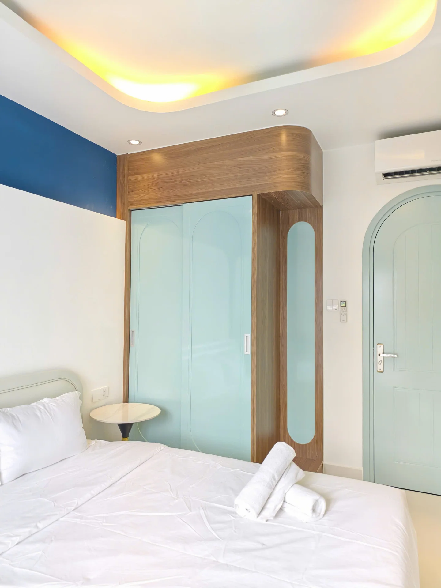 Ảnh thực tế: phòng ngủ — Sắc xanh giữa nắng biển, NovaWorld Phan Thiết