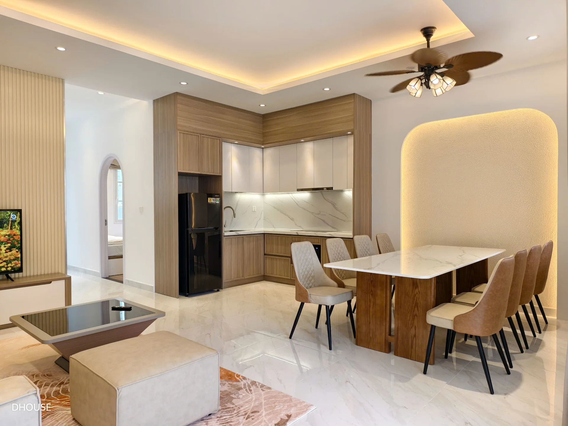 Ảnh thực tế · Gỗ sáng, nhịp sống nhẹ nhàng