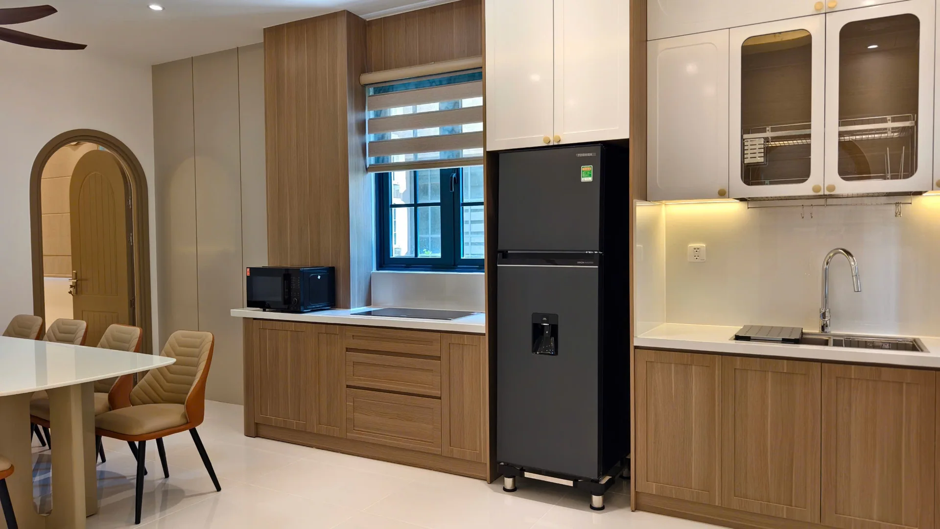 Ảnh thực tế: bếp — Sắc be và những khoảng ấm, NovaWorld Phan Thiết